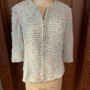 St John ribbon knit jacket